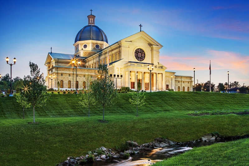 Sacred Heart Cathedral - Exterior Dusk